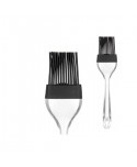 PINCEL SILICONA COCINA TRANSPARENTE NEGRO