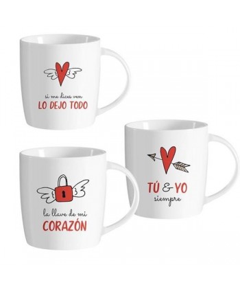 MUG 350ML AMOR 3 MODELOS