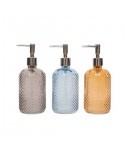 DISPENSADOR JABON CRISTAL 3 COLORES