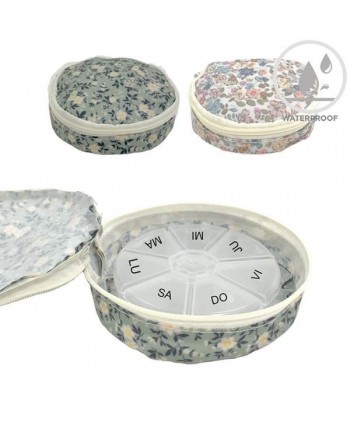 PASTILLERO CON FUNDA WATERPROOF FLORES 2C