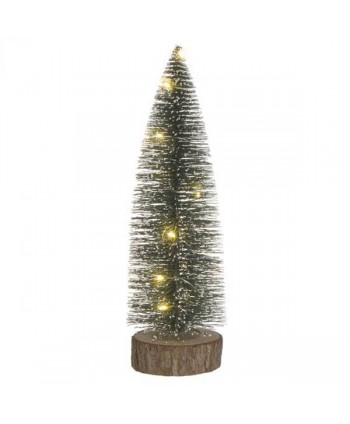 FIGURA ARBOL 30CM CON LUZ 2 PILAS AAA