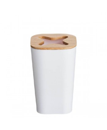 VASO BLANCO BAMBU