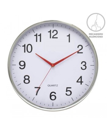 RELOJ 30CM CROMADO