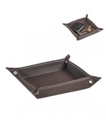 VACIABOLSILLOS POLIPIEL 24 cm MARRON OSCURO