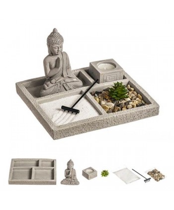 JARDIN ZEN CON BUDA CEMENTO 20x23x15 cm