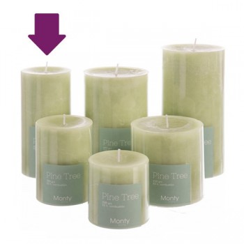 VELA CILÍNDRICA PERFUMADA PINO VERDE 420 G