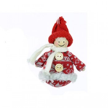 COLGANTE MUÑECO CON CHAQUETA 9 X 5 X 12 CM.