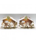 NACIMIENTO INFANTIL BLANCO 22X15CM.