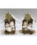 COLGANTE NACIMIENTO INFANTIL BLANCO 11CM.