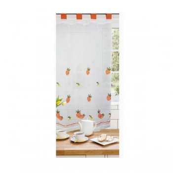 VISILLO DE COCINA BORDADO TROPICAL 145X220 CM