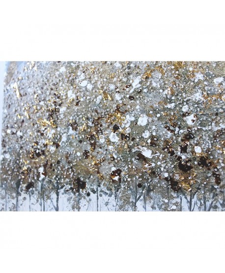 CUADRO ABEDULES DORADOS 30x30 CM | Nuevos artículos | Iglutiendas