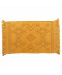 ALFOMBRA RECTANGULAR CON FLECOS 60 x 90 CM ALGODÓN