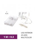 GUIRNALDA 20 MICROLED MULTICOLOR INT 100+3