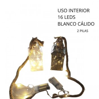 FAROL 16 LED CUERDA 2 MODELOS 7X15/60CM