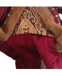 PAPA NOEL SENTADO 50 CM CON TRAJE ROJO