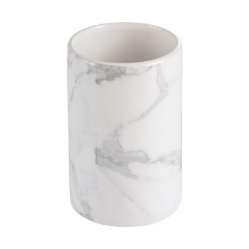 VASO CERAMICA ESTAMPADA MARBRE  7 x 11 CM