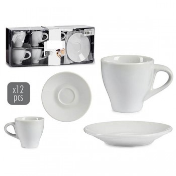 JUEGO 6 TAZAS  BLANCO 120 ML