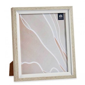 PORTAFOTO NATURAL BORDE BLANCO 20X25CM
