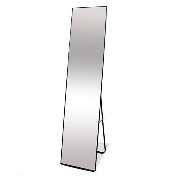 Espejo de pie elegante 40 x 160 cm Negro 