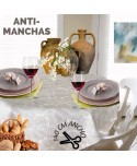 MANTEL RESINADO CORTE RAICES GRIS 140X M