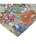 MANTEL RESINADO CORTE TRITON NARANJA 140X M
