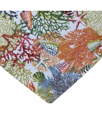 MANTEL RESINADO CORTE TRITON NARANJA 140X M