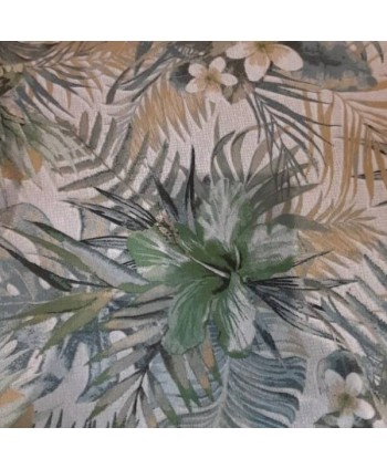 MANTEL RESINADO JUNGLA VERDE 140X200