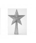 PUNTA ARBOL GLITTER PLATA 36CM