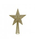 PUNTA ARBOL GLITTER ORO  36CM