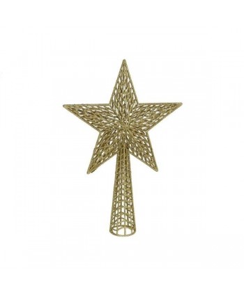 PUNTA ARBOL GLITTER ORO  36CM