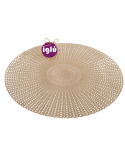 SALVAMANTEL REDONDO ORO 40CM