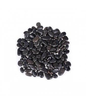 PIEDRAS DECORATIVAS NEGRAS 1 A 2 CM 350G