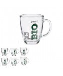 JARRA MUG VIDRIO 320ML BIO