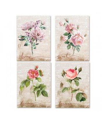 LIENZO 30X40 FLORES 4M