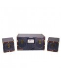 BAULES RADIOCASETTE GRIS SET 3