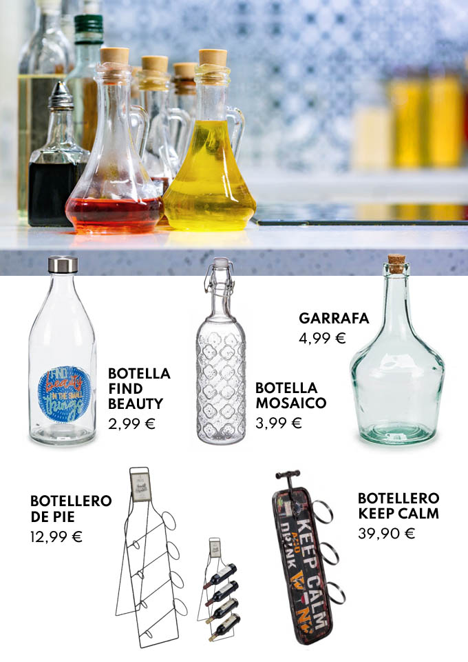 Botellas y botelleros